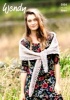 Knitting Pattern - Wendy 5954 - Aran with Wool - Shawl and Wrap